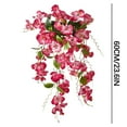 thumbnail image 3 of EGYMEN Wall Hanging Crabapple Branch Rose, Dining Table Home Silk Artificial Maple Leaves, 1 x Artificial Maple Leaves, 3 of 8