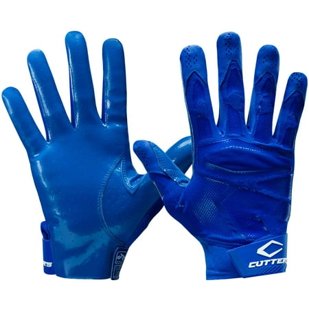 Cutters Rev Pro 4.0 Receiver Glvs Solid Royal Adult Medium