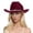 A1#-RD2, variant on Men Women Wool Felt Cowboy Top Hat, Rhinestone Studded Western Dress Cap