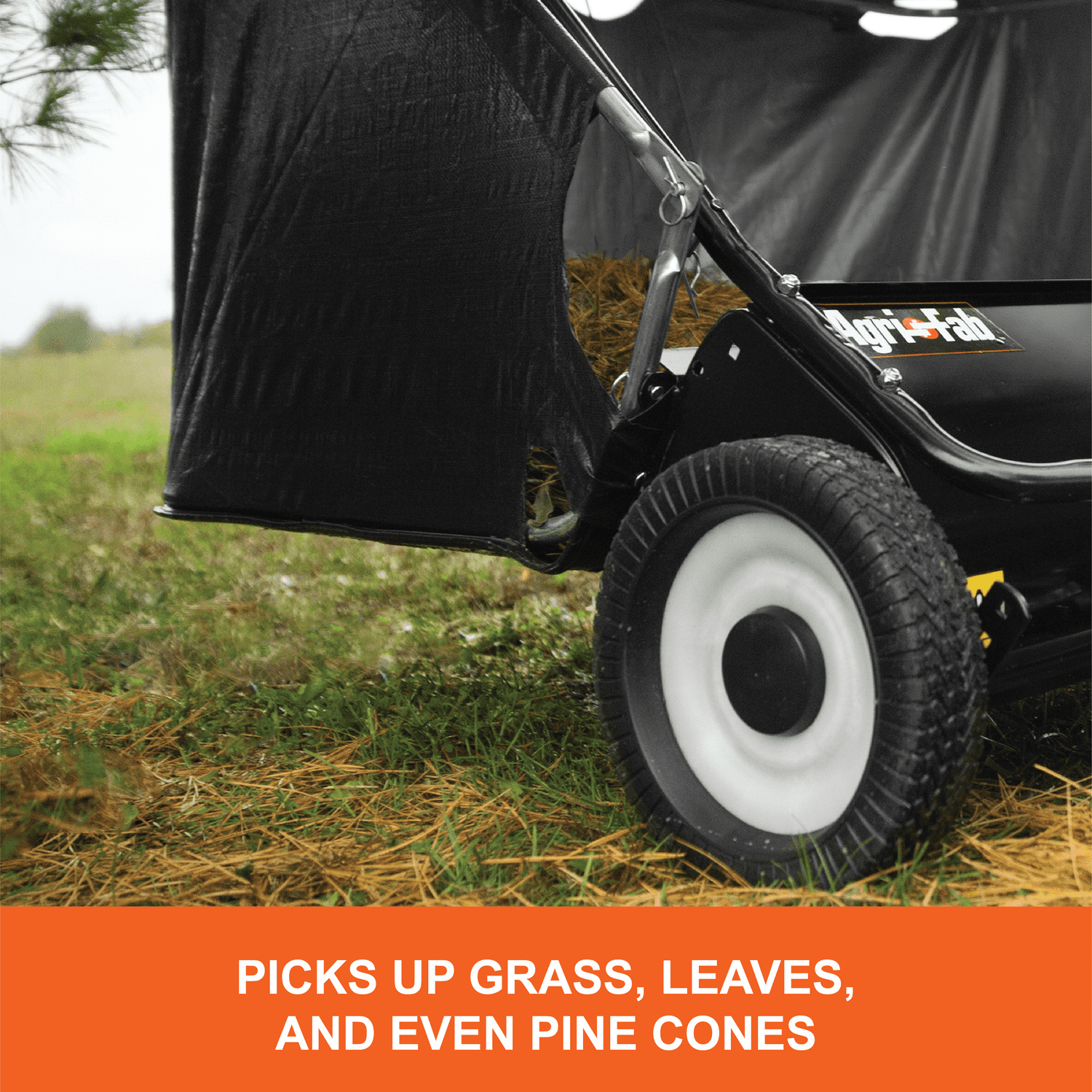 Agri-Fab 42" 13 Cu. Ft. Capacity Tow Behind Lawn Sweeper Model #45-0320