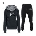 thumbnail image 4 of Qarigey Conjunto de traje de varios tamaños para hombre, camiseta duradera para entusiastas de los deportes, conjunto de traje deportivo para conjuntos de ropa negro S, 4 of 6