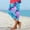 Multicolor, variant on Zysthvn Capri Yoga Pants for Women Workout Athletic Leggings Elastic Waist Womens Crop Pants High Waisted Gym Tropical Running