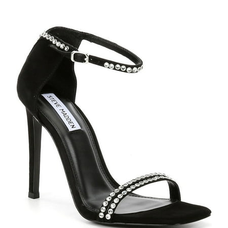 

Steve Madden Women s Collette Embellished Suede Dress Sandals BLACK SUEDE (7 BLACK SUEDE)