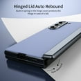 thumbnail image 5 of ELEHOLD Case for Samsung Galaxy Z Fold 7, Shockproof Hard PC Frosted Back Case with Hinge Protection & Built-in Screen Protector,Blue, 5 of 9