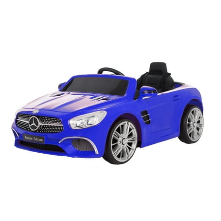 12V Best Ride On Mercedes Benz SL 450 in Blue, Battery Powered Wheels, Wonderlanes Toys for