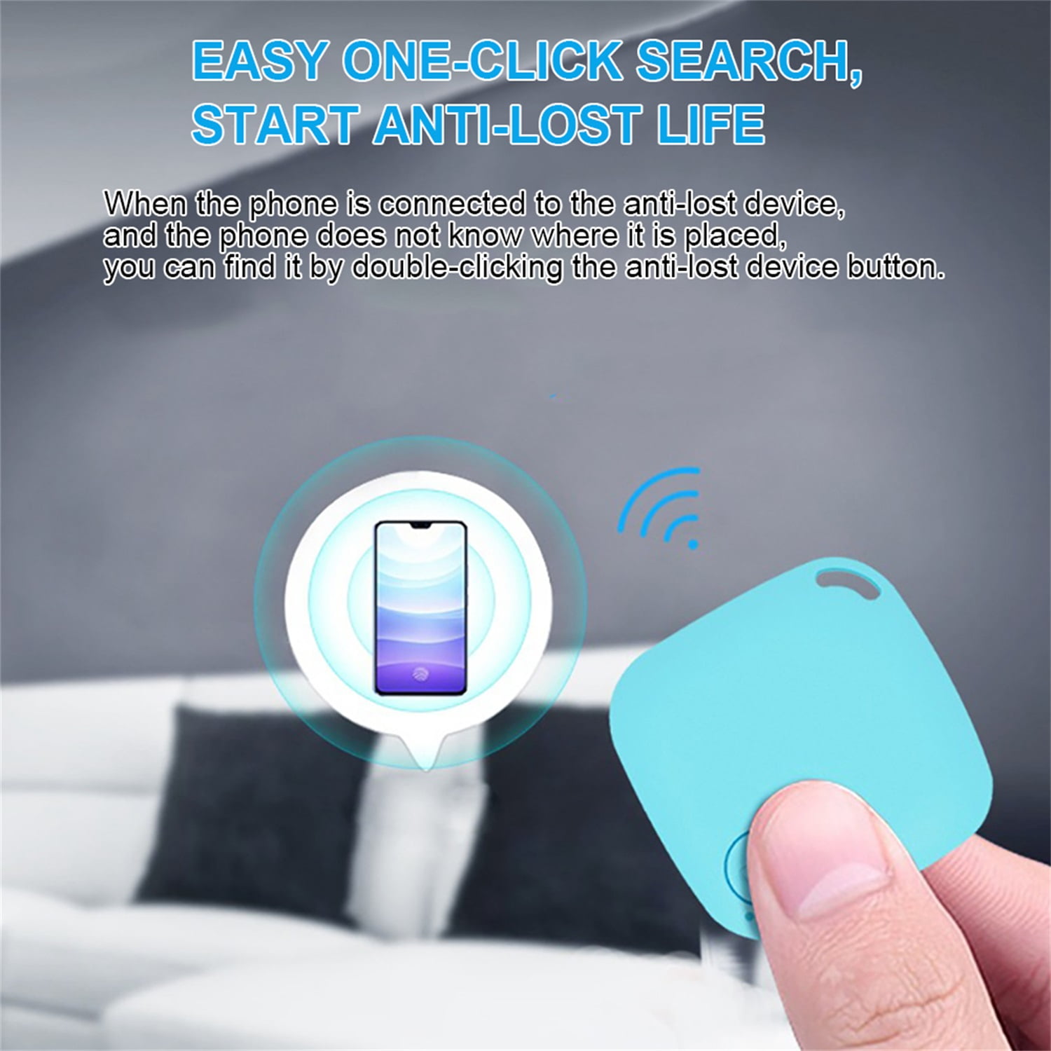 Pefilos 82 ft Anti-lost Wireless GPS Tracker Locator Finder For Kid Key Finder Locator Pet Dog Bicycle Waterproof Luggage Tracker for Suitcase, Item Finder for Keys, Bag, Backpack, Blue Pefilos 82 ft Anti-lost Wireless GPS Tracker Locator Finder For Kid Key Finder Locator Pet Dog Bicycle Waterproof Luggage Tracker for Suitcase, Item Finder for Keys, Bag, Backpack, Blue