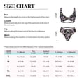 thumbnail image 6 of Daiia Snake And Floral1 Women's Bikini Set Two Piece Swimsuit High Waisted Bikini Adjustable Straps Bikini Perfect for Beach, Pool, and Summer Vacation-, 6 of 9