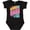 AB-Black, variant on Inktastic Nana and Pops Love Me Retro Flowered Girls Baby Bodysuit
