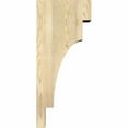 thumbnail image 3 of 6"W x 12"D x 28"H Mediterranean Rough Sawn Corbel, Douglas Fir, 3 of 9