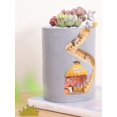 thumbnail image 4 of POINTERTECK Résine Créative Micro Paysage Pot Pot Succulent Pot de Fleurs, 4 of 5