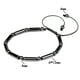 thumbnail image 1 of Pulsera magnética de piedra biliar negra, piedra energética para la salud, pulsera tejida retro, 1 of 4
