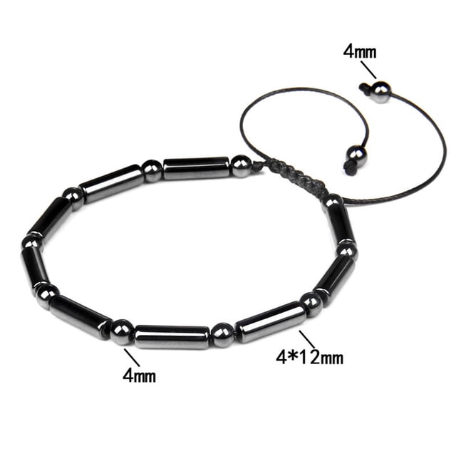 Pompotops Produits de Beauté en Solde, Cadeaux de Beauté pour Femmes, Bracelet Magnétique en Forme de Pierre Noire Rétro