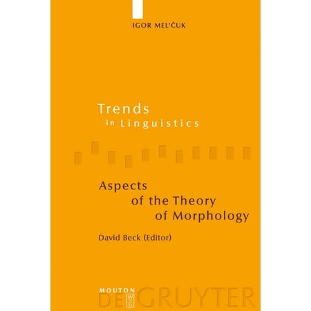 Trends in Linguistics. Studies and Monog Aspects of the Theory of Morphology Book 146 (Hardcover)