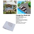 thumbnail image 4 of Toldo triangular para Sombra de Sol, Tela Oxford Impermeable, Protectcio UV, Resistente A Desgarros para Jardín, Balcón y Patio, 4 of 7