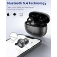 thumbnail image 2 of aigo CA05 Auriculares abiertos con clip en auriculares inalámbricos Bluetooth 5.4 con micrófono para iPhone, Android, computadora portátil, reducción de ruido Enc, juego de 50 horas, auriculares inalá, 2 of 5