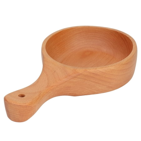 

Salad Bowl Durable Healthy Wooden Bowl For Fruit Salad Chips Appetizer Wood Brown