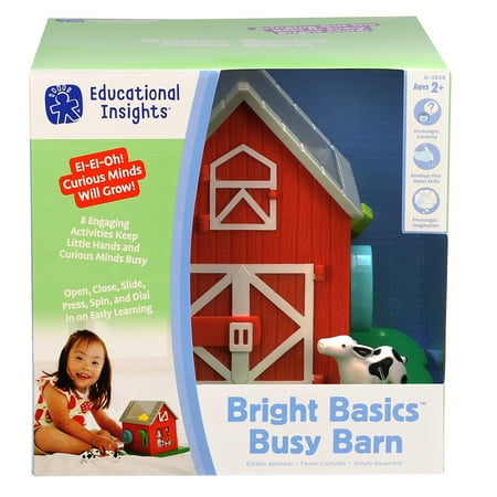 UPC: 0086002036285 | Educational Insights Bright Basics Busy Barn Busy Board Playset Toddler Toys Ages 2+
