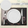 thumbnail image 3 of Ambesonne Wizard Place Mats Set of 4, Screaming Scary Zombies, Standard Size, Black, 3 of 6