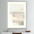 thumbnail image 2 of Designart ' Geometric Neutral Form I ' Shabby Chic Framed Canvas, 2 of 3