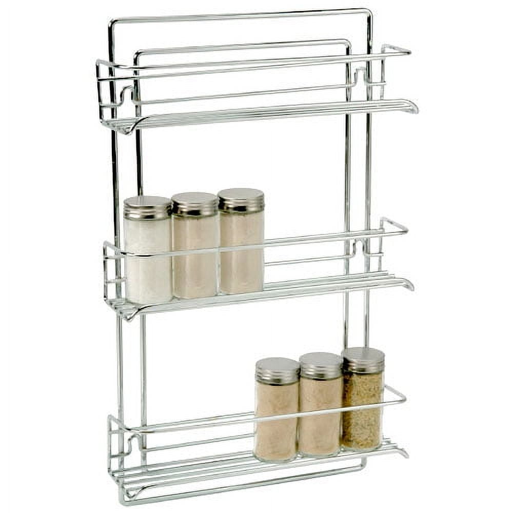 Lavish Home Spice Rack Organizer- Cabinet Gripper Clip Strips for