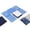 Dark Blue, variant on Clothes Folding Board Tool - Adult Shirt Folder Organizer Laundry Time Saver Plastic Flip Fold Rack Red
