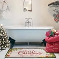 thumbnail image 4 of Merry Christmas Kitchen Rugs and Mats Set, Xmas Indoor Floor Mats for Winter, Merry Christmas (17"x47" + 17"x30"), 4 of 6