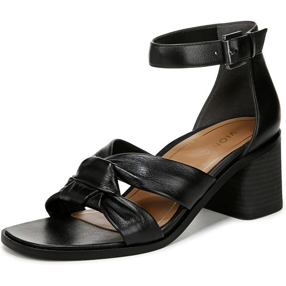 Vionic Women's Maia Ankle Strap Heel Sandal Black 11W
