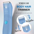 thumbnail image 3 of Recortadora de vello púbico VIKICON para hombre y mujer a prueba de agua, 3 of 7