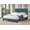 Light Blue, variant on Shunk Panel Upholstered Platform Bed-Twin
