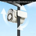 thumbnail image 3 of 2026 Car Clip on Air Conditioner Fan with LED Display - 360° Rotation, 199 Speeds Adjustable, 16℃ Semi-Cooling Wide Clamp Detachable, USB Rechargeable (Pink), 3 of 8