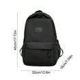 thumbnail image 3 of Btomtd Large Capacity Backpack for College Students Bookbag Versatile Campus Style Schoolbag for Daily Use, Black, 3 of 6