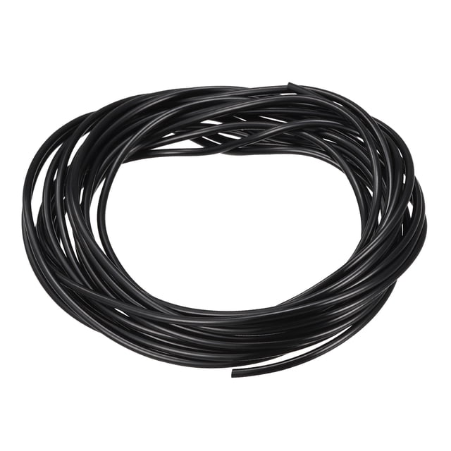 Uxcell Tubo de Cuerda de Caucho Sólido para Manualidades, Collares y Pulseras de Bead, 10 pies