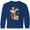 Royal Blue, variant on Inktastic Corky Cow Long Sleeve Youth T-Shirt