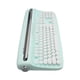 thumbnail image 3 of Teclado inalámbrico retro Bling Bling Teclado de máquina de escribir 104 teclas, 3 of 12