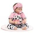 thumbnail image 2 of GoDecor 22" Reborn Baby Toy Nouveau-né Réaliste Silicone Sleeping Girl Dolls, 2 of 7
