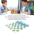 thumbnail image 4 of Chess Board Game, Elegant Look PU Chessboard Chess Set  for Travel, 4 of 7