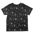thumbnail image 2 of Dinosaur Dino Bones Fossil Pattern All Over Toddler T Shirt Black 6T, 2 of 2
