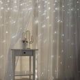 thumbnail image 3 of Best Home Fashion Tulle Overlay Star Cut Out Blackout Curtains, 3 of 9