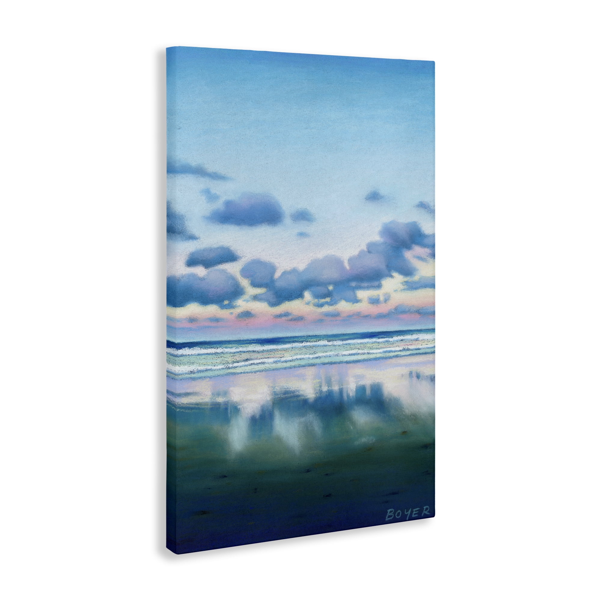 Stupell Industries Pretty Azure Cloud Reflection Canvas Wall Art, design by Susy Boyer