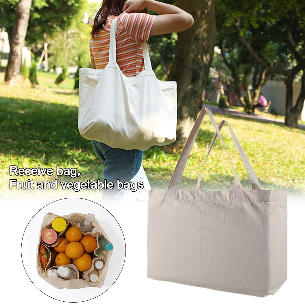 Organic Cotton Vegetable Bag with 6 Pockets – sustainme.in