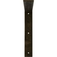 thumbnail image 3 of Ekena Millwork 2"W x 12"D x 12"H Hamilton Steel Bracket, Antiqued Pale Gold, 3 of 11