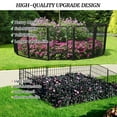 thumbnail image 6 of Jhsomdr Decorative Garden Metal Fence 45ft (L)×40in(H) 20 Panels Heavy Duty Iron Wire Animal Barrier Temporary No Dig Fence Landscape Edging Privacy Fencing for Yard, Outdoor, Dog, Patio, Flower Bed, 6 of 8