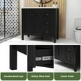thumbnail image 5 of Uforic 36'' Modern Bathroom Vanity with Sink Combo, Freestanding Bathroom Storage Cabinet with Drawers & Doors, Black, 5 of 9