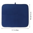 thumbnail image 2 of EXHUMKY Absorbent Table Mat Azul Con Costuras Resistentes Ideal Para Platos Y Superficies, 2 of 8
