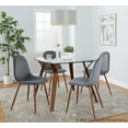 thumbnail image 2 of Folia Square Pebble Dining Set - 5 Piece, Small Dining Table Set for 4, Kitchen Table Chairs Set of 4, Kitchen & Dining Room Sets, Kitchen Table Sets, Dining Room Table Set for 4, 2 of 5