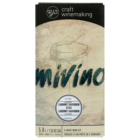 Mivino California Cabernet Sauvignon Wine Making Kit Makes 3 (Best Low Priced Cabernet Sauvignon)