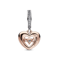 thumbnail image 2 of CHARM PLATA 925 CORAZON RADIANTE DOS TONOS 3245, 2 of 4