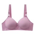 thumbnail image 2 of SHOPESSA Women's No Rims Comfortable Sexy Three Breasted Adjust Solid Color Braon Clearance, 2 of 4