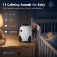 thumbnail image 6 of JDMEOPD Baby Stroller Rocker, Black Clip-On Vibrating Soother with Bluetooth Speaker and 11 Sounds for Stroller and Pram, 6 of 7