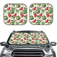 thumbnail image 2 of Gaeub Watermelons Foldable Auto Sun Blocker Visor, Sunshade for Car Front Window, Keeps Your Vehicle Cool - Large, 2 of 7